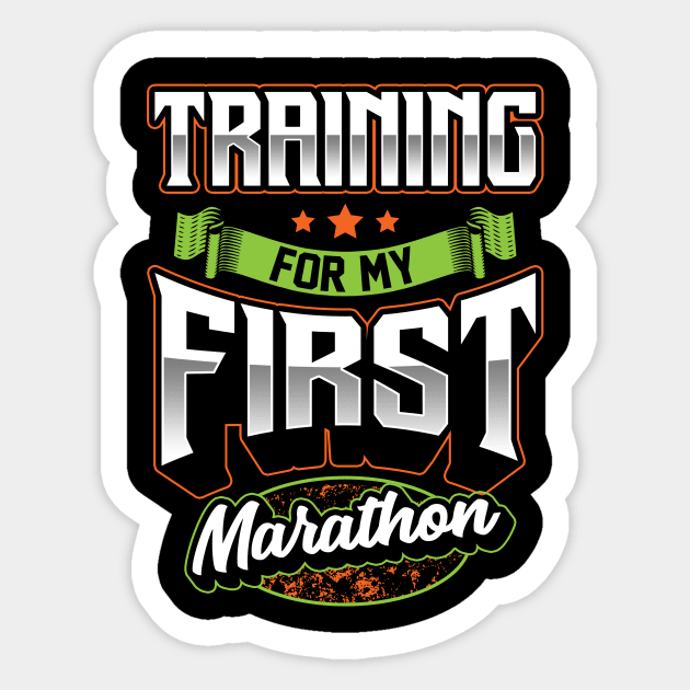 Training For My First Marathon Sticker by thingsandthings